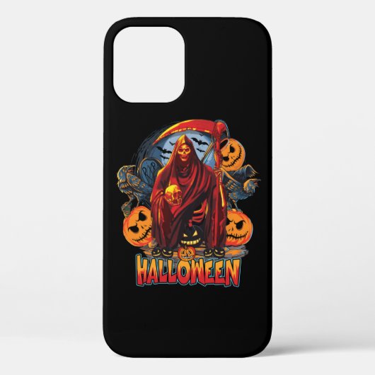 Halloween Evil Skelett, Pumpkin Case-Mate iPhone Hülle (Rückseite)