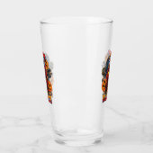 Halloween Evil Skelett, Pumpkin Glas (Links)