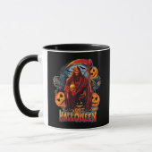Halloween Evil Skelett, Pumpkin Tasse (Links)