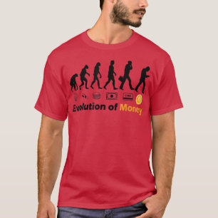 Halloween Evolution des Geldkreises Bitcoin 3536 T-Shirt