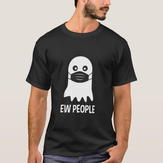 Halloween Ew People Ghost Wear Gesichtsmaske Kids T-Shirt (Vorderseite)