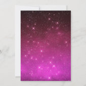 Halloween Extravagantes Kleid Geburtstagsmuschelpi Einladung (Rückseite)