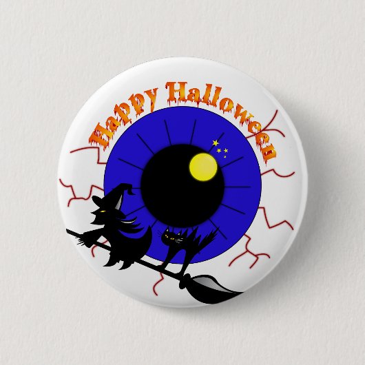 Halloween Eyeball Button (Vorderseite)