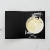 Halloween Eyeball Martini Drink mit Rauch Karte (Innenseite)