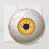 Halloween-Eyeball-Party Einladung (Hazel) (Vorderseite)