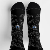 Halloween Eyeball Socks - Spooky Tropfen Crew Sock Socken (Oben)