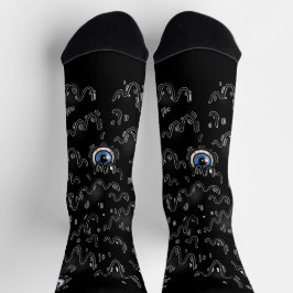 Halloween Eyeball Socks - Spooky Tropfen Crew Sock Socken