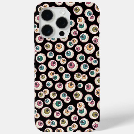 Halloween Eyeballs Case-Mate iPhone Hülle (Rückseite)