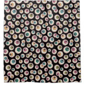 Halloween Eyeballs Duschvorhang (Vorderseite)