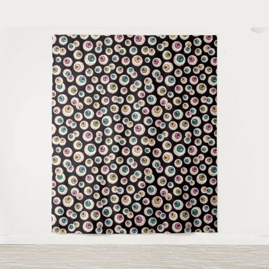 Halloween Eyeballs Foto Hintergrund Wandteppich (Vorderseite)