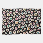 Halloween Eyeballs Geschirrtuch (Horizontal)
