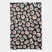 Halloween Eyeballs Geschirrtuch (Vertikal)