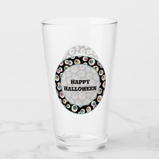 Halloween Eyeballs Glas (Vorderseite)