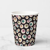 Halloween Eyeballs Pappbecher (Vorderseite)