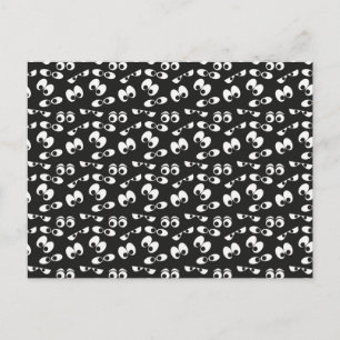 Halloween Eyeballs Postkarte