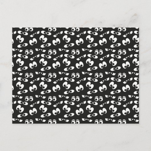 Halloween Eyeballs Postkarte (Vorderseite)