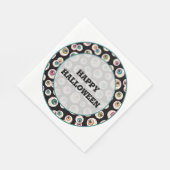 Halloween Eyeballs Serviette (Ecke)