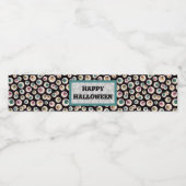 Halloween Eyeballs Wasserflaschenetikett (Einzelnes Label)