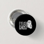 Halloween Eyelash Ghost Button (Vorne & Hinten)