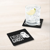 Halloween Eyelash Ghost Rechteckiger Pappuntersetzer (Vor Ort)