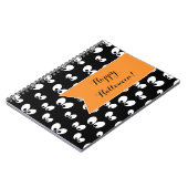Halloween Eyes Pattern Custom Notebook Notizblock (Linke Seite)