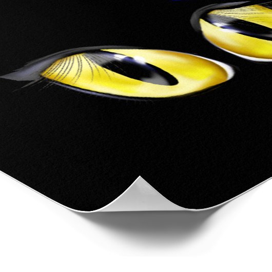Halloween Eyes Poster (Ecke)