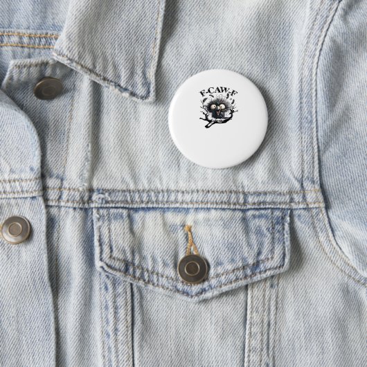 Halloween F-Caw-F Bird Cool Unique Button (Beispiel)