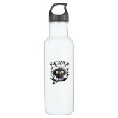 Halloween F-Caw-F Bird Cool Unique Edelstahlflasche (Vorderseite)