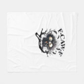 Halloween F-Caw-F Bird Cool Unique Fleecedecke (Vorderseite (Horizontal))