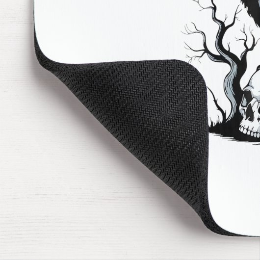 Halloween F-Caw-F Bird Crow Women Men Retro Classi Mousepad (Ecke)