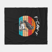 Halloween F-Caw-F Bird F-Caw-F Crow Women Men Vint Fleecedecke (Vorderseite (Horizontal))
