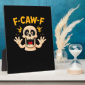 Halloween F-Caw-F Schädel Fotoplatte (Seite)