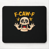 Halloween F-Caw-F Skull Mousepad (Vorne)