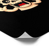 Halloween F-Caw-F Skull Poster (Ecke)