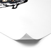 Halloween F-Caw-F Vogel Cool Einzigartig Poster (Ecke)