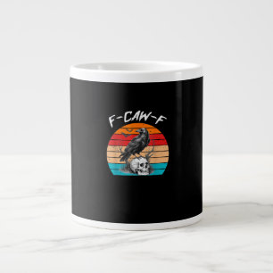 Halloween F-Caw-F Vogel F-Caw-F Krähe Frauen Männe Jumbo-Tasse