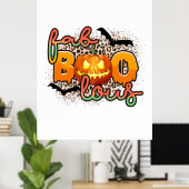 Halloween Fab Boo Lous Geburtstag Poster (Heimbüro)