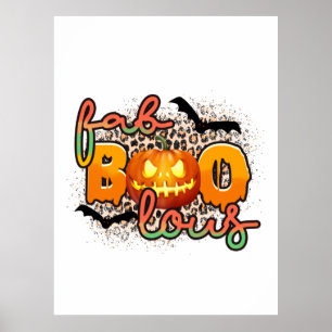Halloween Fab Boo Lous Geburtstag Poster