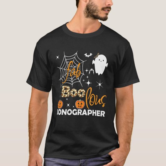 Halloween Faboolous Sonographer Ultraschall-Techni T-Shirt (Vorderseite)