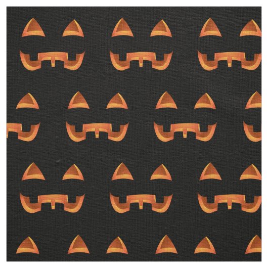 Halloween Fabric Jack-o-Lantern Stoffe individuali (Muster)