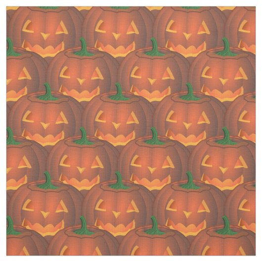 Halloween Fabric Jack-o-Lantern Stoffe individuali (Muster)