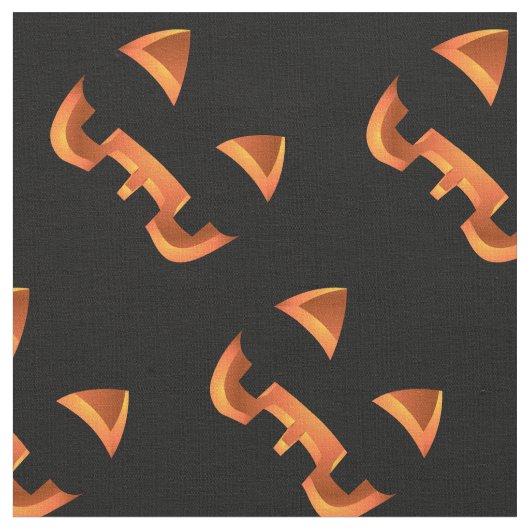 Halloween Fabric Jack-o-Lantern Stoffe individuali (Nahaufnahme)
