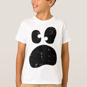 Halloween Face Ghost Funny Albern Ghoul Kostüm Kin T-Shirt