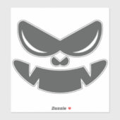 Halloween Face Stickers & Labels (Blatt)