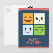 Halloween Facebook Postkarte (Vorne/Hinten)