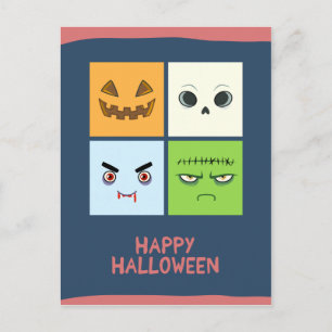 Halloween Facebook Postkarte
