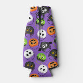 Halloween Faces Flaschenkühler (Rückseite)