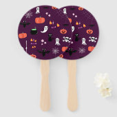 Halloween Fächer (Vorne und Hinten)