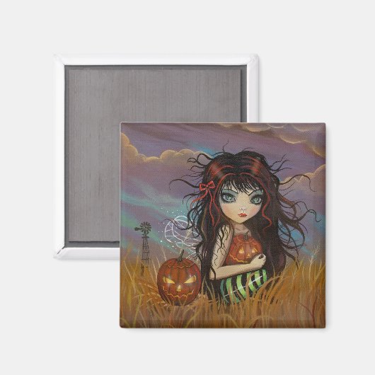 Halloween Fairy Decorative Magnet (Vorderseite/Rückseite)