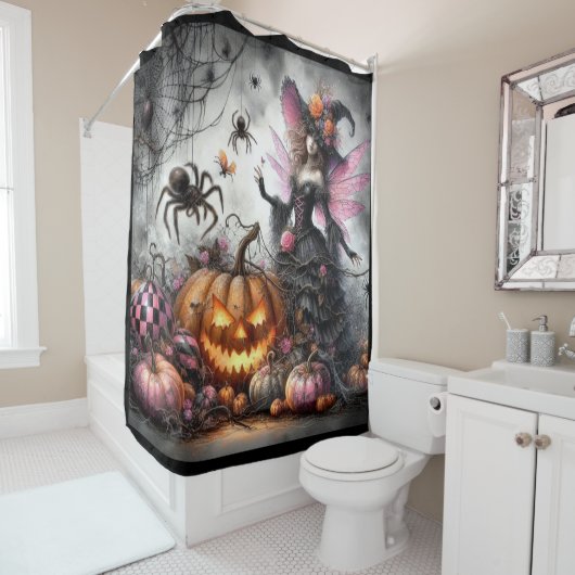Halloween Fairy Duschvorhang (Beispiel)